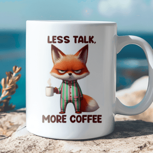 Less talk - More Coffee Mok