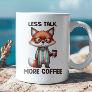 Less talk - More Coffee Mok