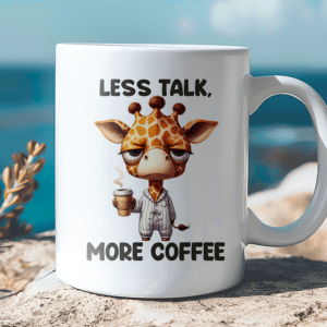 Less talk - More Coffee Mok