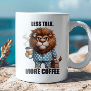Less talk - More Coffee Mok