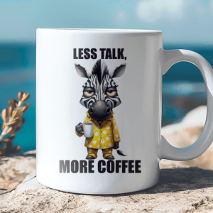 Less talk - More Coffee Mok