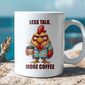 Less talk - More Coffee Mok