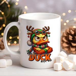 Grumpy duck kerst mok