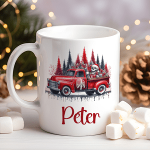 Kerstmok met Truck en Naam