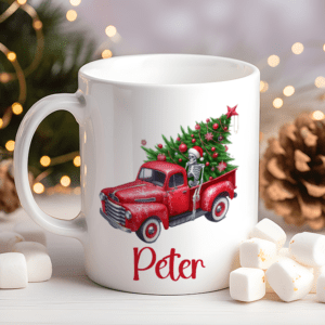 Kerstmok met Truck en Naam