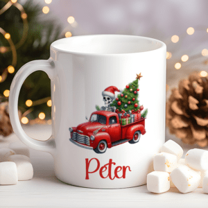 Kerstmok met Truck en Naam
