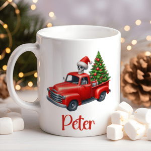 Kerstmok met Truck en Naam