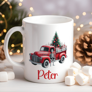 Kerstmok met Truck en Naam