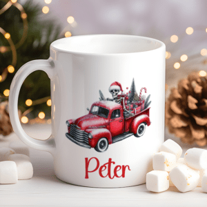 Kerstmok met Truck en Naam