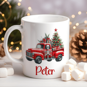 Kerstmok met Truck en Naam