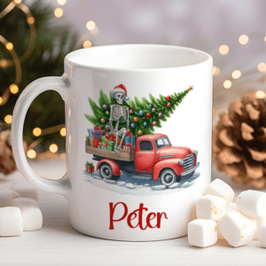Kerstmok met Truck en Naam