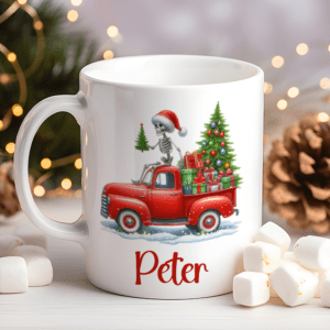Kerstmok met Truck en Naam