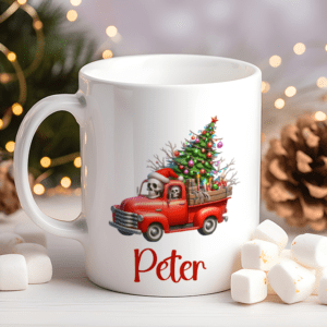 Kerstmok met Truck en Naam