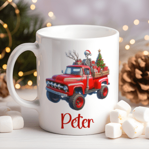 Kerstmok met Truck en Naam