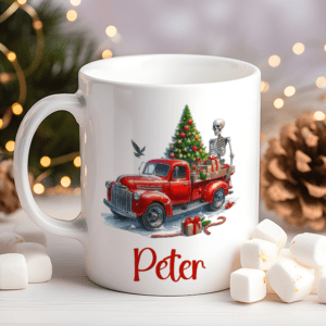 Kerstmok met Truck en Naam