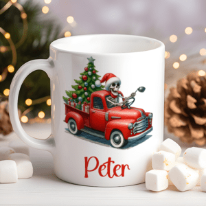 Kerstmok met Truck en Naam