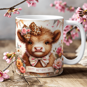 Highland cow Moederdag Mok