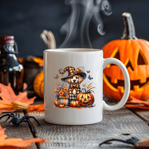 Halloween mok - Hondje