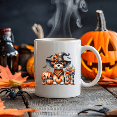 Halloween mok - Hondje