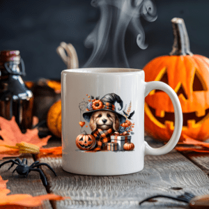 Halloween mok - Hondje