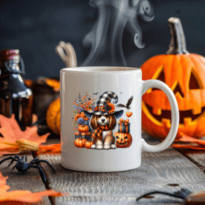 Halloween mok - Hondje