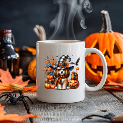 Halloween mok - Hondje