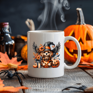 Halloween mok - Hondje