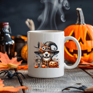 Halloween mok - Hondje