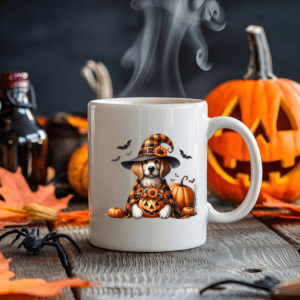 Halloween mok - Hondje