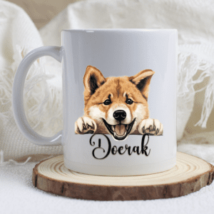 Akita mok met naam