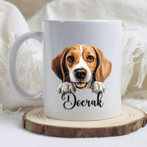 American foxhound mok met naam
