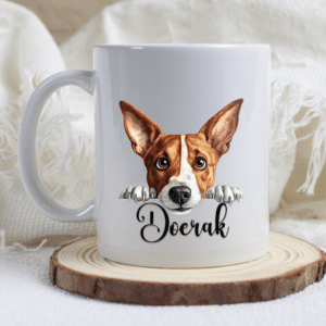 Basenji mok met naam