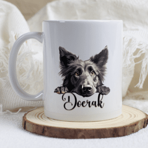Belgische herder mok met naam