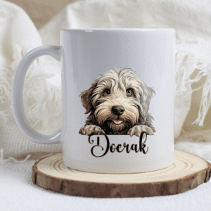 Bergamasco mok met naam