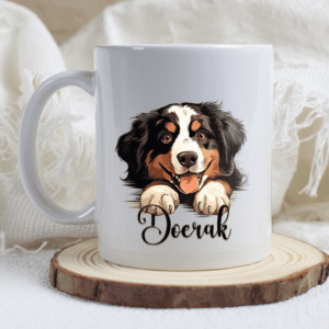 Berner sennenhond mok met naam