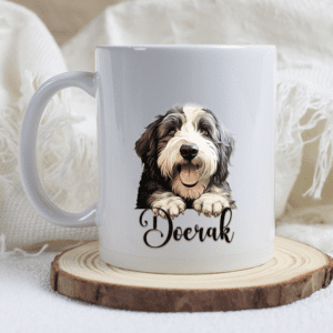 bobtail mok met naam
