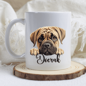 Bullmastiff mok met naam