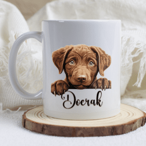 Chesapeake Bayretriever mok met naam