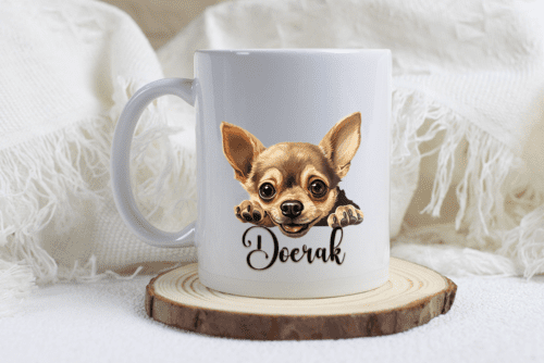 Chihuahua mok met naam