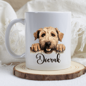 Soft Coated Wheaten Terriër mok met naam