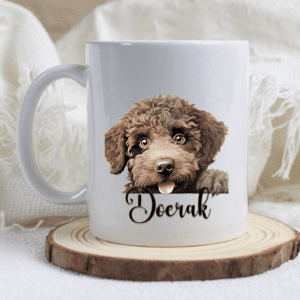 Spaanse waterhond mok met naam