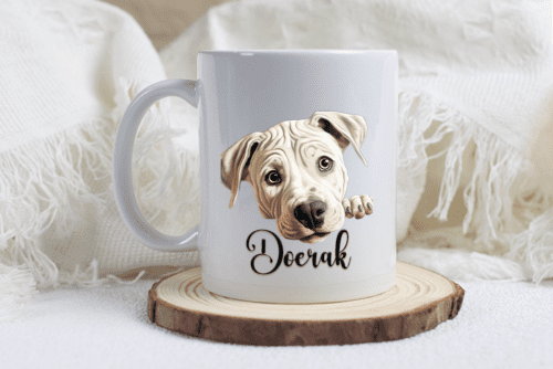 Argentijnse dog mok met naam