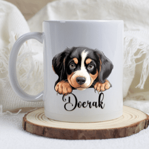 Entlebucher sennenhond mok met naam