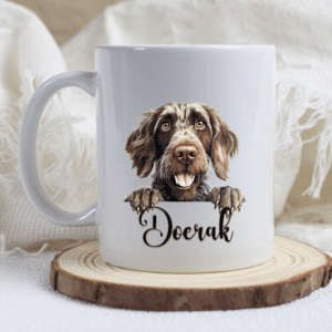 Duitse staande hond mok met naam