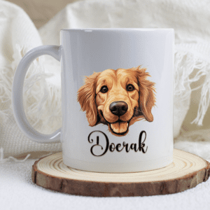 Golden retriever mok met naam