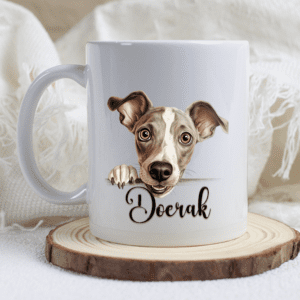 Italiaans windhondje mok met naam
