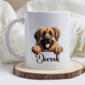 Leonberger mok met naam