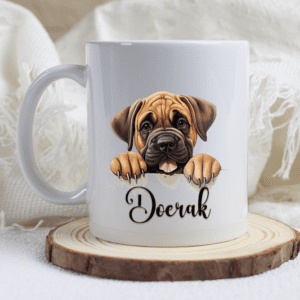 Mastiff mok met naam