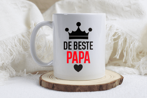 Vaderdag Mok – De Beste Papa met Hoofddeksel - Afbeelding 4