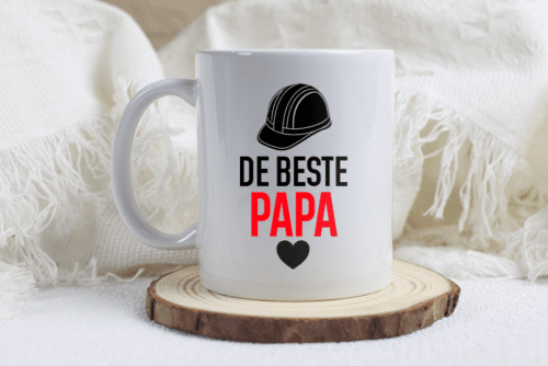 Vaderdag Mok – De Beste Papa met Hoofddeksel - Afbeelding 5